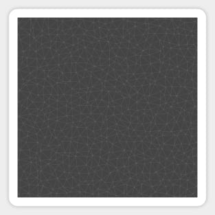 Elegant White grey geometric mesh pattern Magnet